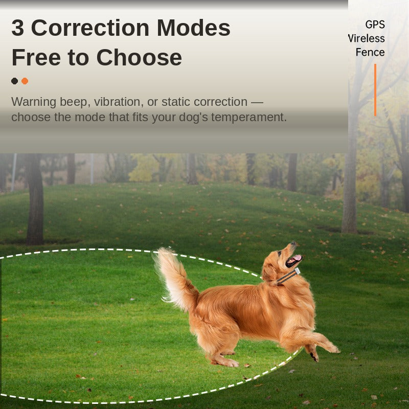 PetGuardZone GPS Smart Fence Collar (No Digging, No Monthly Fees)
